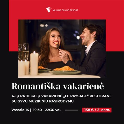 Romantiška pora, besimėgaujanti vakariene