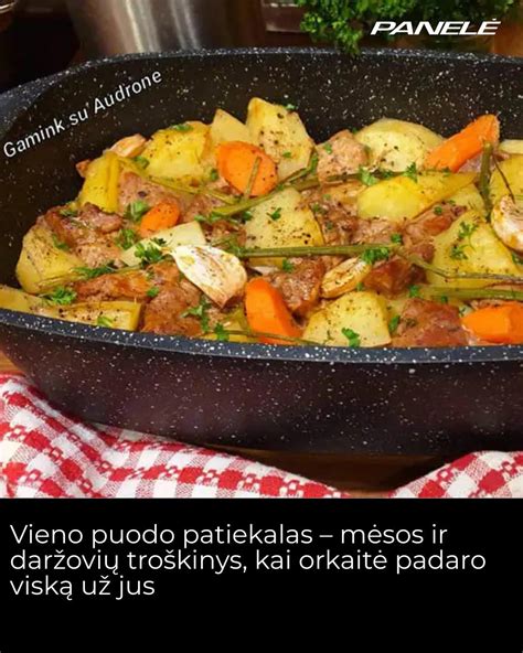 Vieno puodo patiekalas su petražolių šaknimis