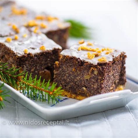 Aguonų pyragas Makowiec