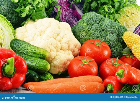 Variety of fresh vegetables