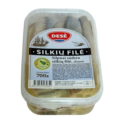 Šviežios silkės filė paruošimas