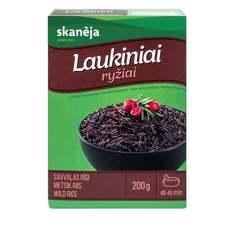 Laukiniai ryžiai dideliame mediniame dubenyje