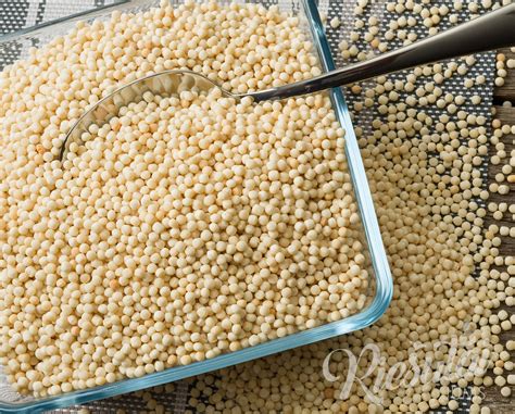 Maistinių medžiagų lentelė: perlinis kuskusas