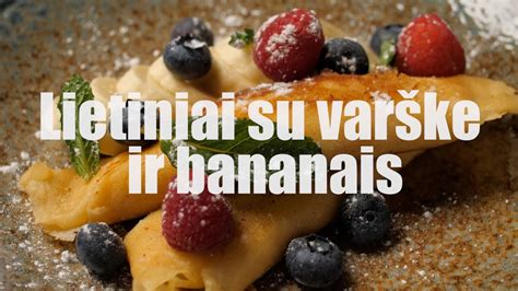 Sveikesni desertai su varške ir bananais