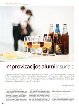 Infografika: Alaus ir maisto derinimo gairės