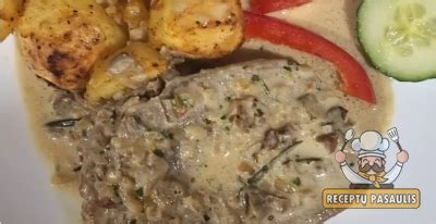 Befstrogenas su baravykų padažu