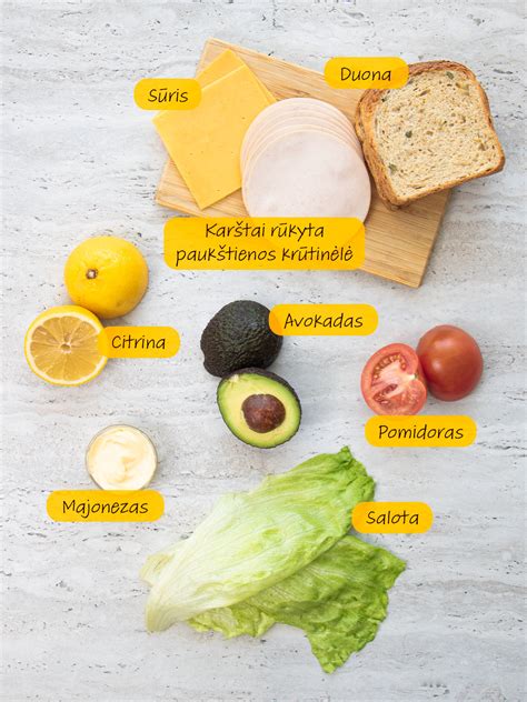 Vištienos krūtinėlė sumuštinyje su avokadu
