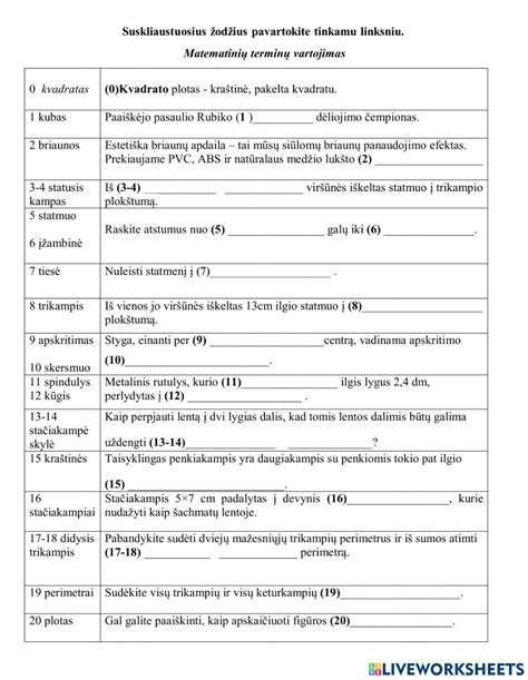 Matematinių sąvokų aiškinimo problemos schema