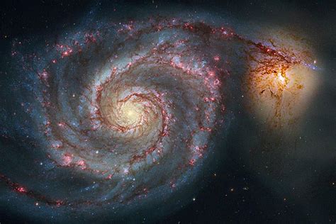 Spiralinės galaktikos NGC 6744 vaizdas
