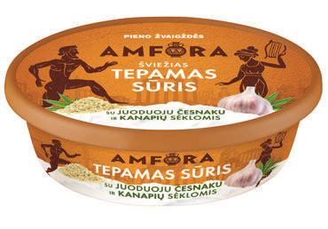 Asorti su juoduoju česnaku