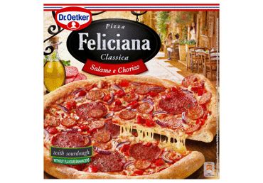 Felicianos šaldyta pica su dešra ir chorizo pakuotė