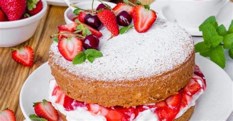 Viktorijos biskvito ingredientai