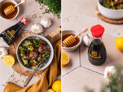 Medaus ir česnakų marinato ingredientai