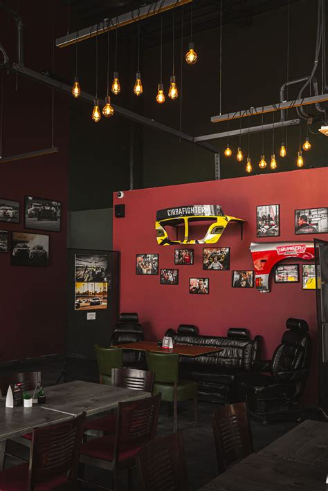 „Burger Street“ restorano interjeras Vilniuje