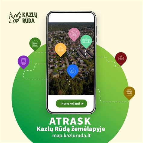 Žemėlapis: Runkių kaimelio ir Kazlų Rūdos apylinkės
