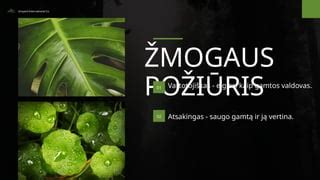 Žmogus mėgaujasi gamtos kvapais