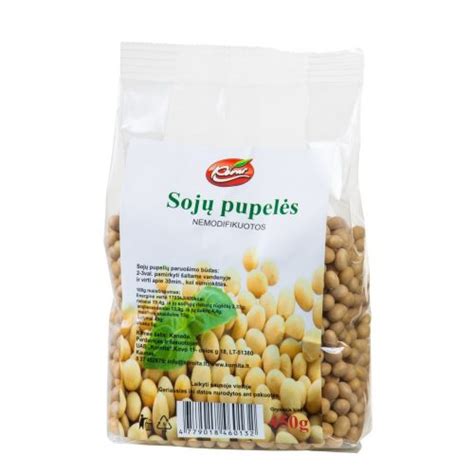 Sojų pupelės ir miltai