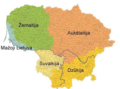 Žemaitijos regiono kulinarinio paveldo žemėlapis
