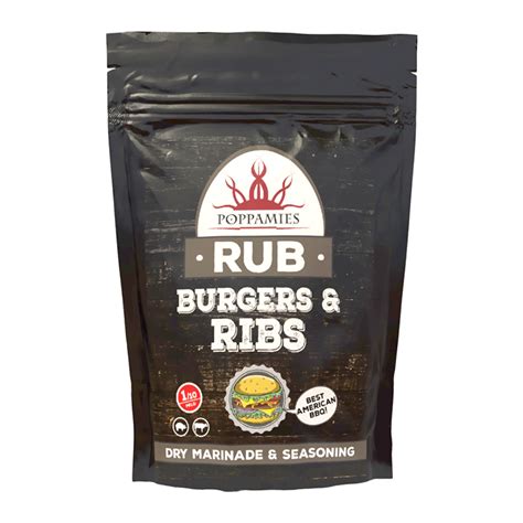„Rub for Ribs“ marinato ir prieskonių ingredientai