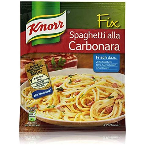 Pakuotė Knorr Fix Spaghetti alla Carbonara