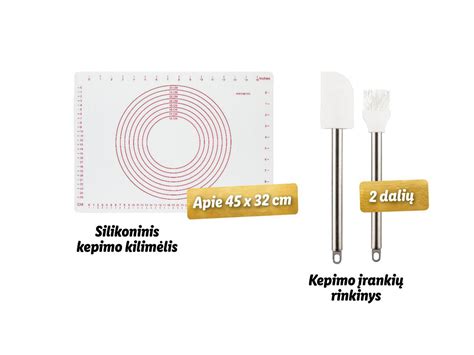 Blynų kepimo įrankiai ir ingredientai