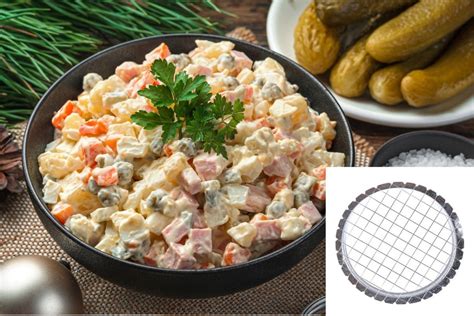 Visų ingredientų rinkinys baltajai mišrainei