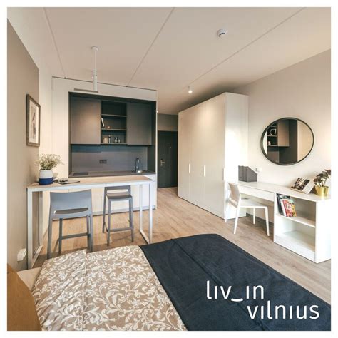Modernių apartamentų virtuvė Klaipėdoje