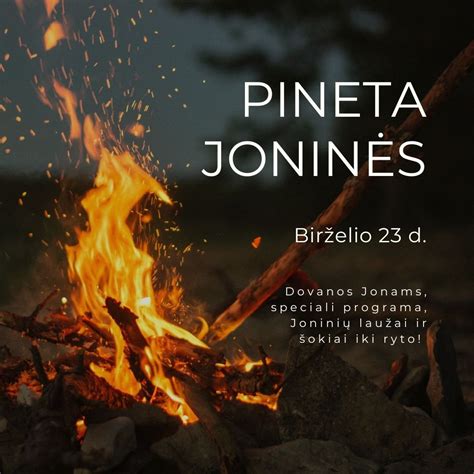 Laužų deginimas Joninių naktį