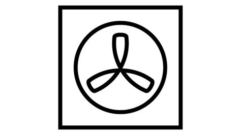 Simbolis, žymintis orkaitės ventiliatoriaus režimą