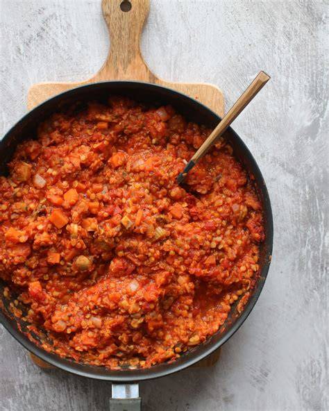 Bolonijos padažo ingredientai