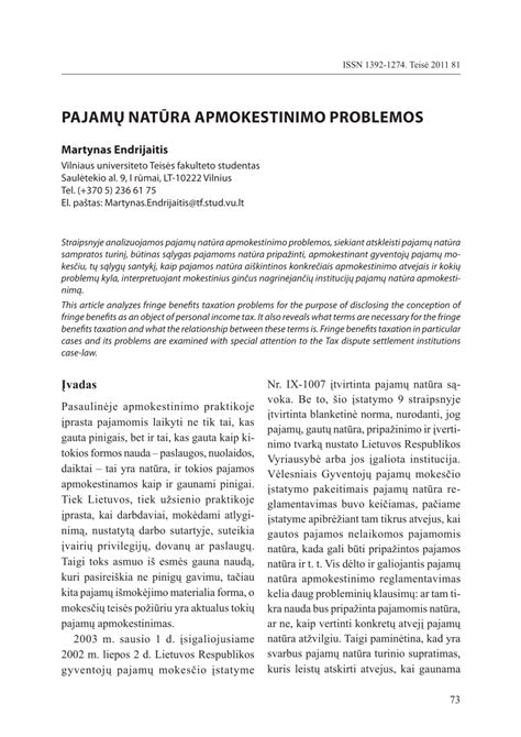 Pajamų natūra apmokestinimo principai