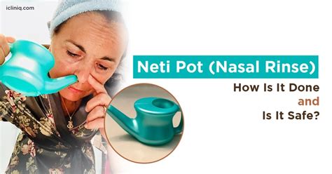 Moters, skalaujančios nosį „Neti pot“ metodu, schema