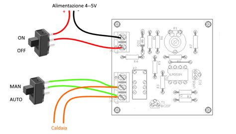 Orkaitės termostato schema