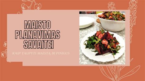Patarimai, kaip taupyti maistą ir pinigus