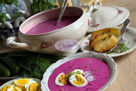 Spalvingi šaltibarščių festivalio patiekalai