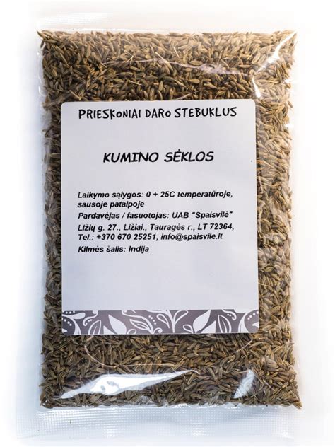 Kuminų sėklos ir jų panaudojimas
