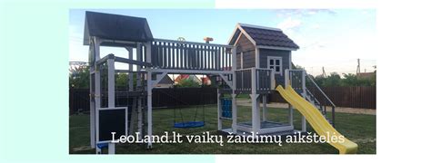 vaikų žaidimų aikštelės dizainas