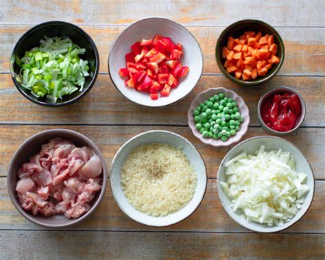 Azijietiško troškinio ingredientai