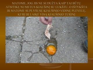 Kiaušinis acto tirpale