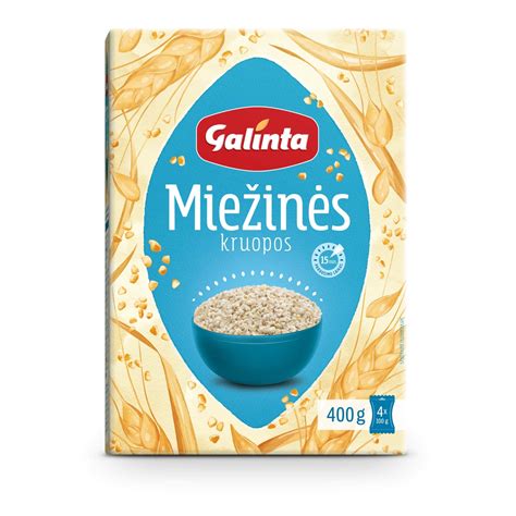 Miežių grūdai ir miežinės kruopos