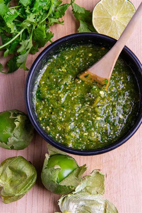 Naminė meksikietiška salsa verde