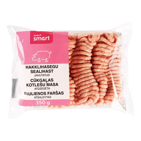 Šviežia kiaulienos pažandė ir faršas