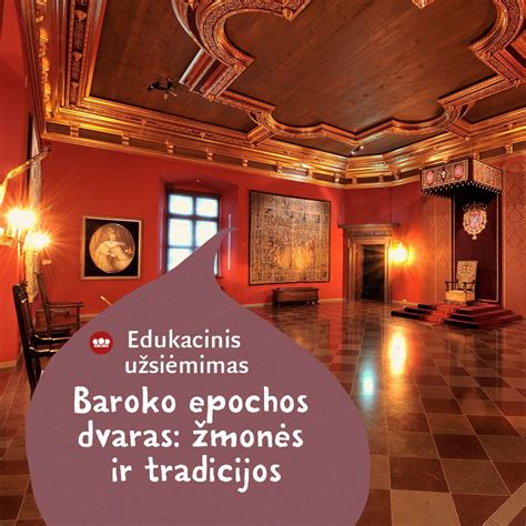 Baroko epochos dvaro puota su įvairiais tortais