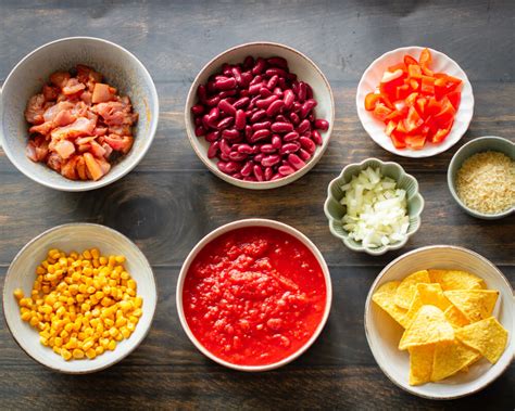 Pagrindinės čili pastos ingredientai