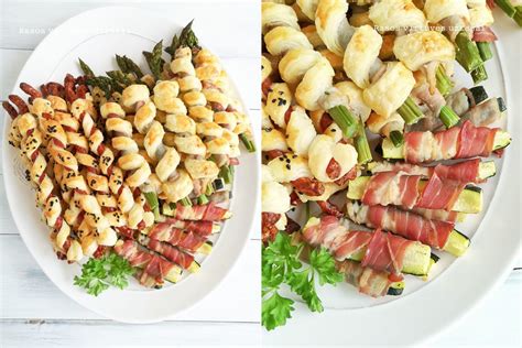 Įvairūs vasaros užkandžiai ant stalo