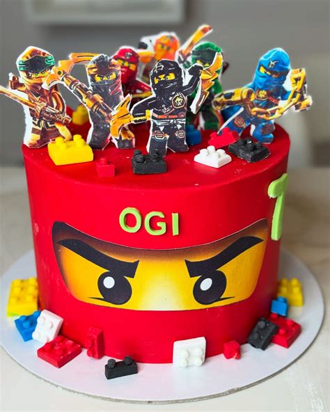 Užsakomasis Lego Ninjago tortas
