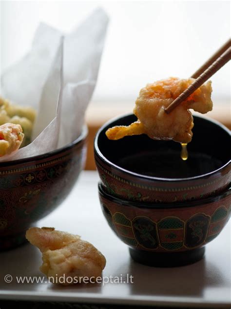 Daržovių tempura su padažu
