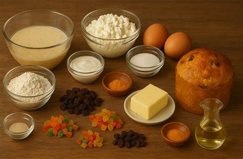 Ingredientai tešlai