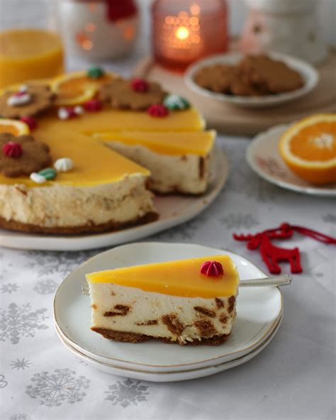 Nekeptas imbierinių sausainių tortas su apelsinais
