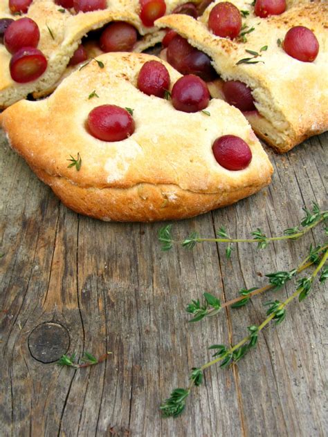 Schiacciata su vynuogėmis